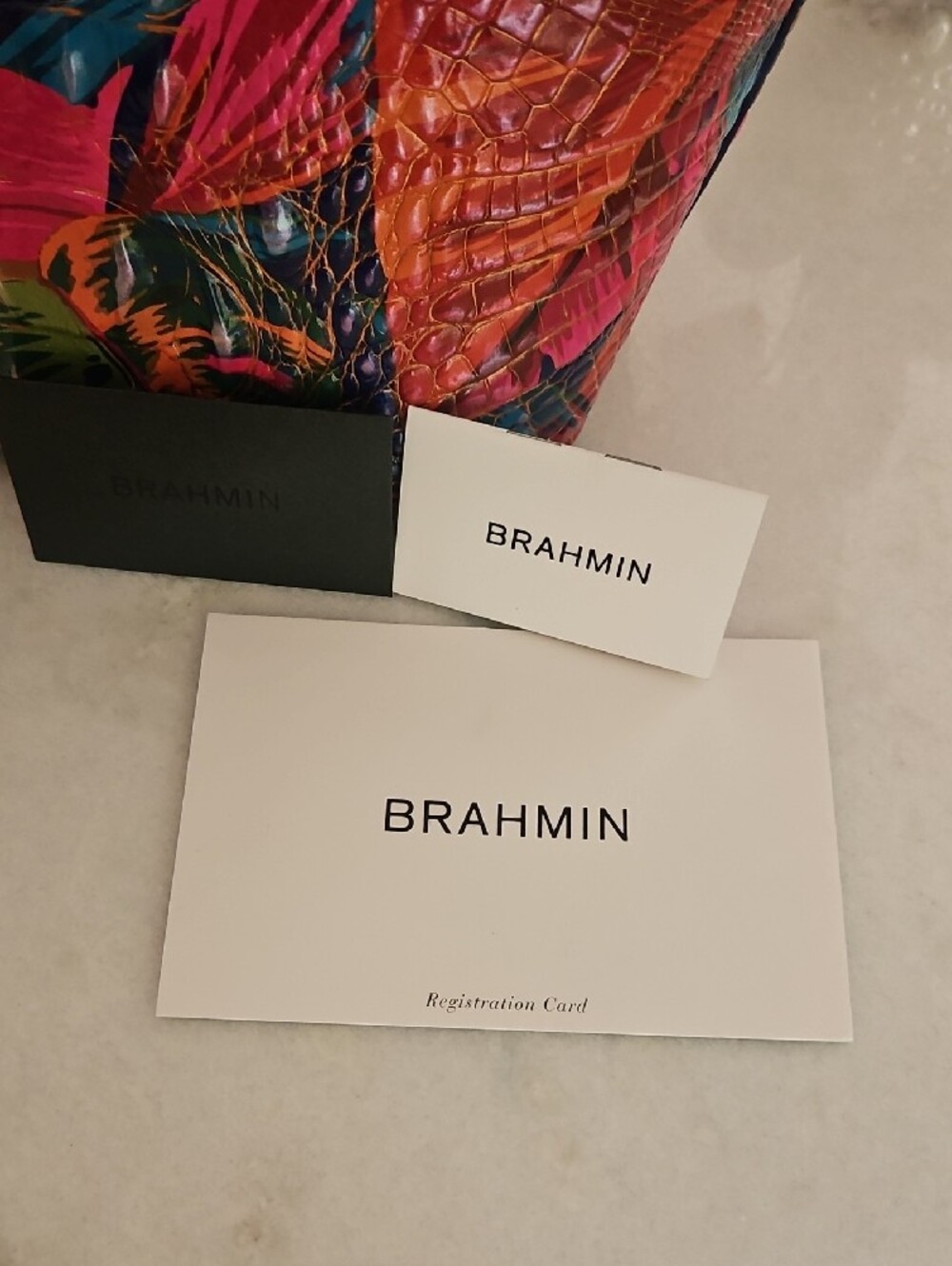 Brahmin Lush Shira Croc Embossed Tote - Picture 7 of 12